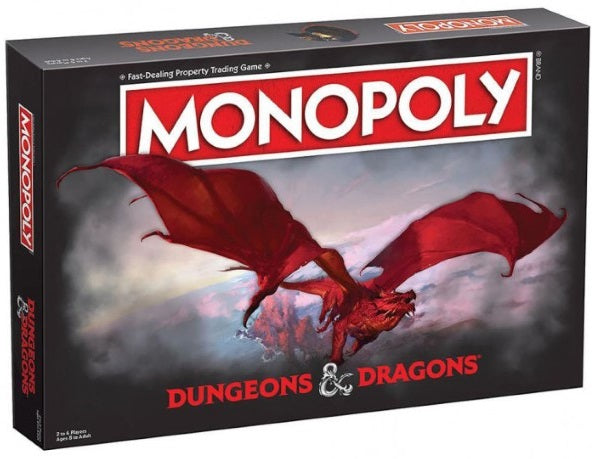 Monopoly Dungeons and Dragons Board Game
